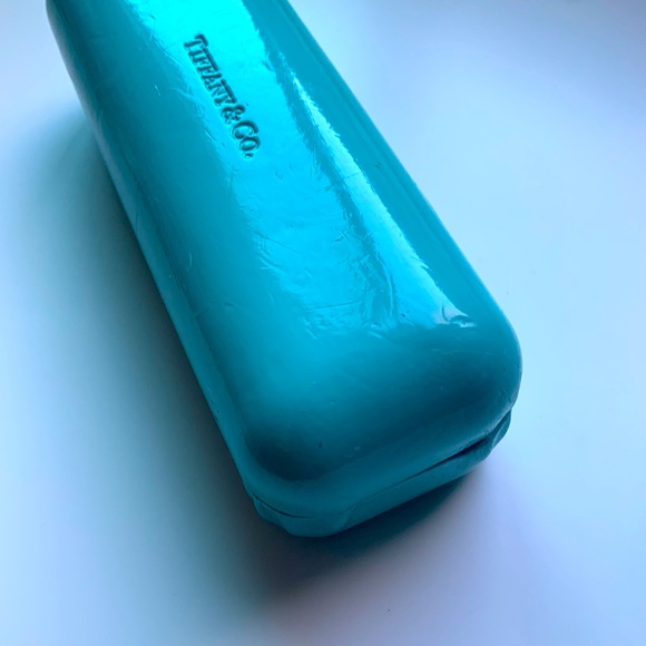 Tiffany & Co Classic Blue Hard Clamshell Glasses Case (Sunglasses Eyeglasses) - Picture 5 of 12